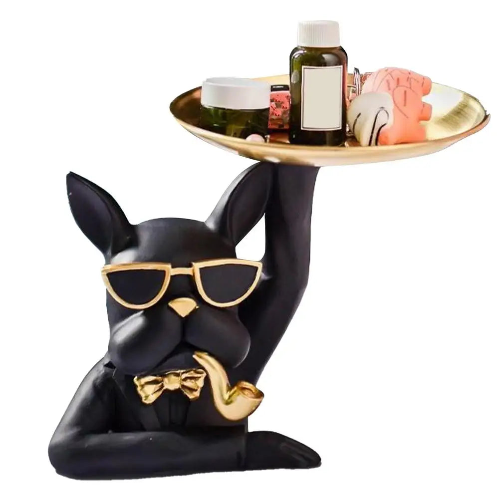 Dog Statue with Tray - Multi Functional