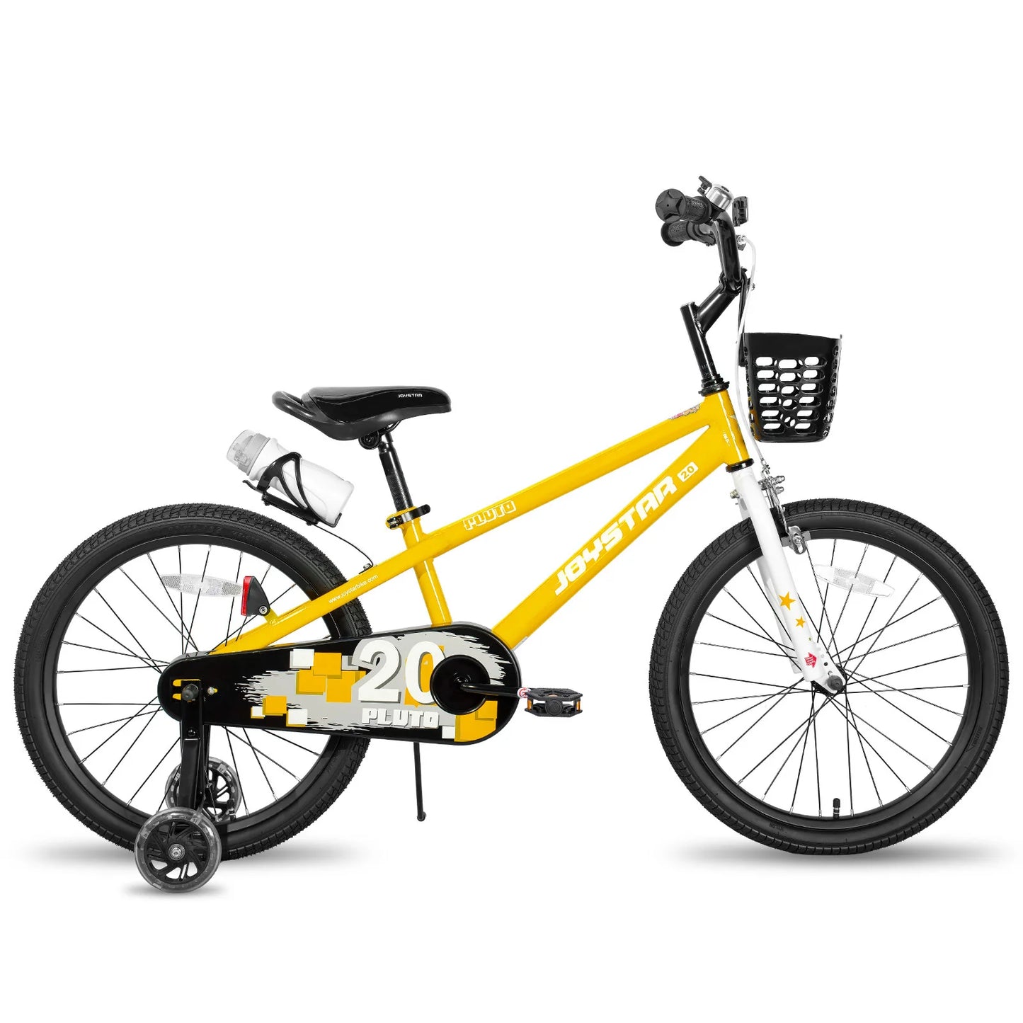 JOYSTAR 12 14 16 18 20 Inch Kids Bike with Light - Up Training Wheels,-  Bicycle for Boys Girls Age 3-12 Years