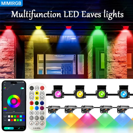 300FT Permanent Outdoor Eaves Light - Christmas Decorations Suitable For All Festivals Indoor And Outdoor
