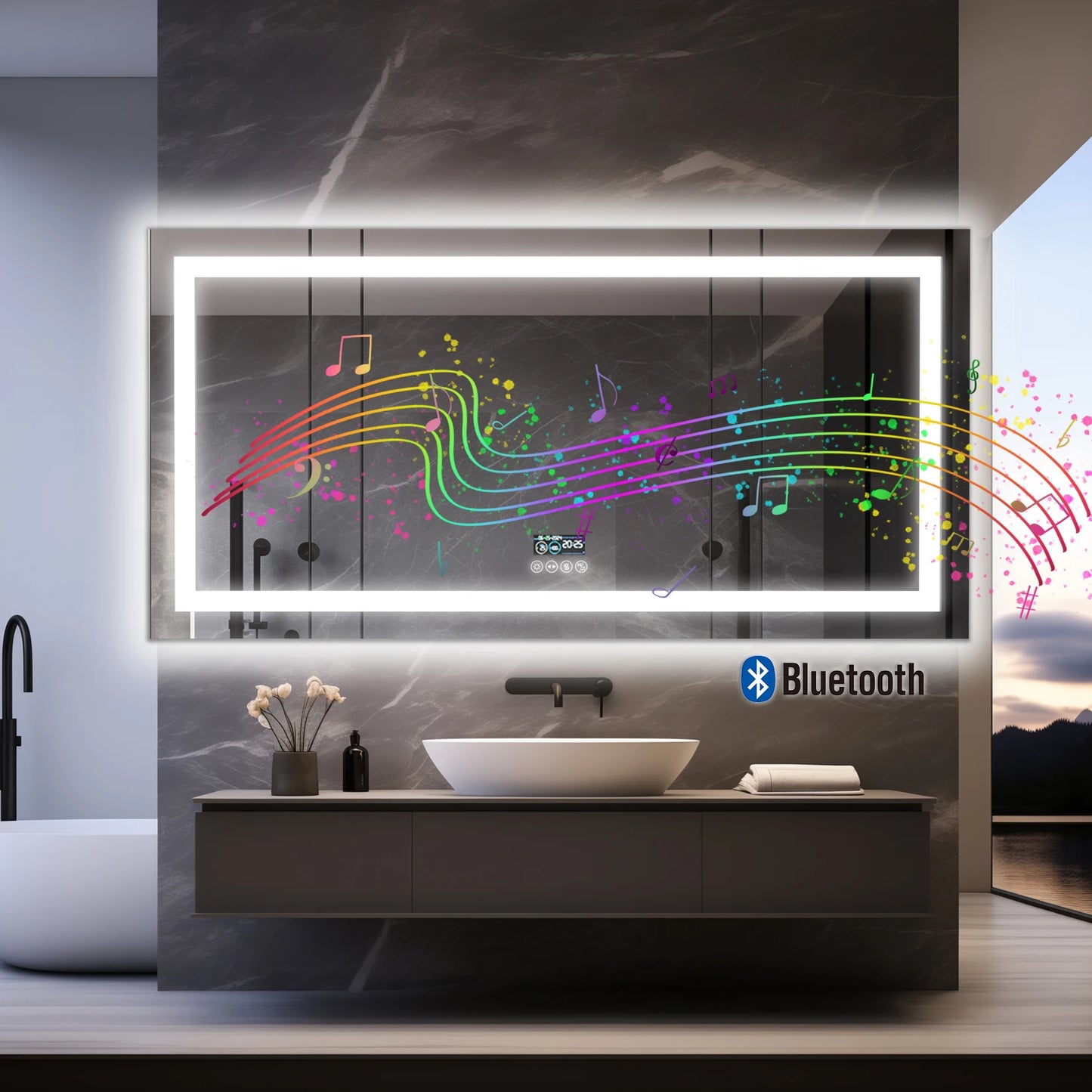 LED Bathroom Mirror with Lights