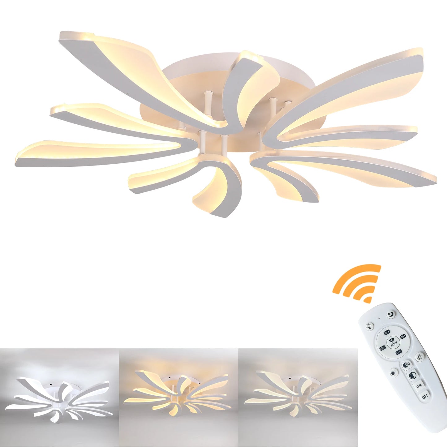 Modern Acrylic Ceiling Lamp Led Light - Tree Branch Design Chandelier  - Living Dining Room Fixture Lustre