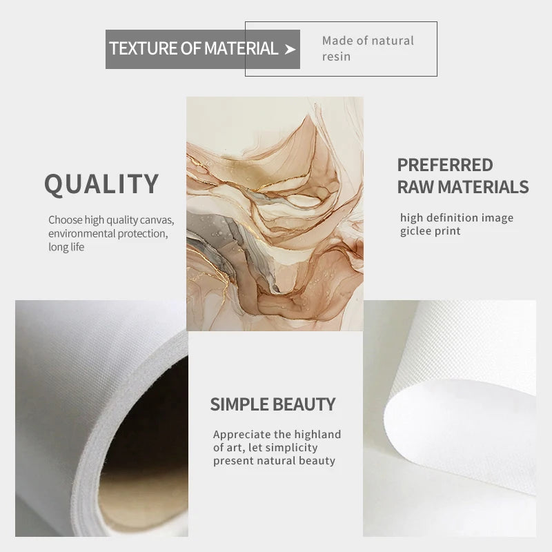 Marble  Canvas  Abstract Painting