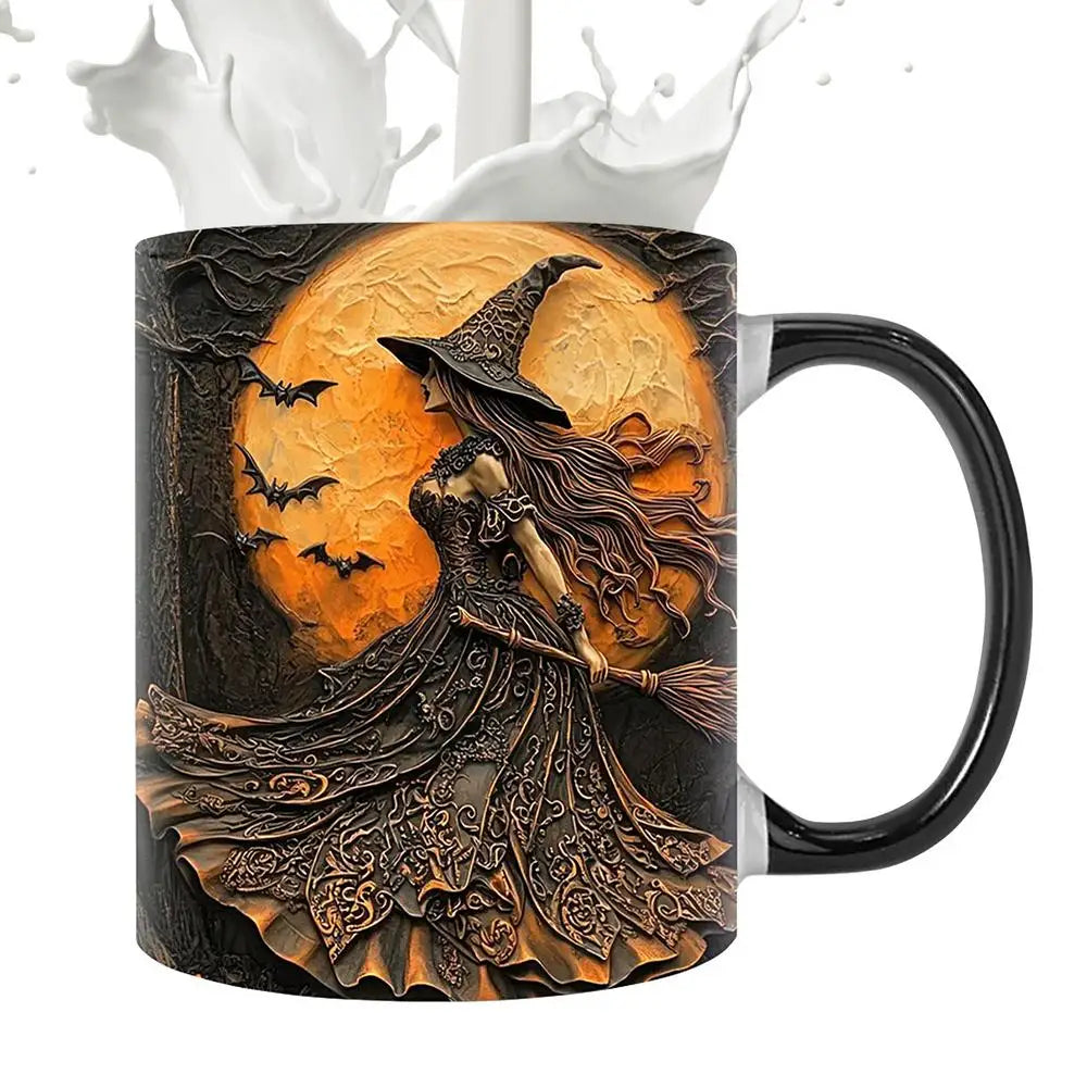 Witch Coffee Mug - Ceramic Coffee Cup - Water Cups