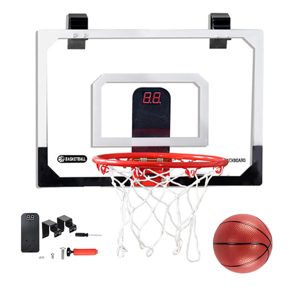 Kids Mini Basketball Hoop With Electronic Scoreboard - Outdoor - Indoor