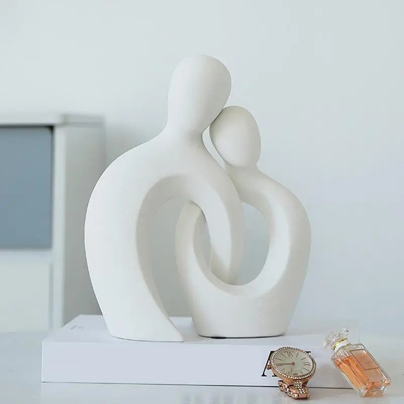 Couple Sculpture Lover-  Hugging Characters