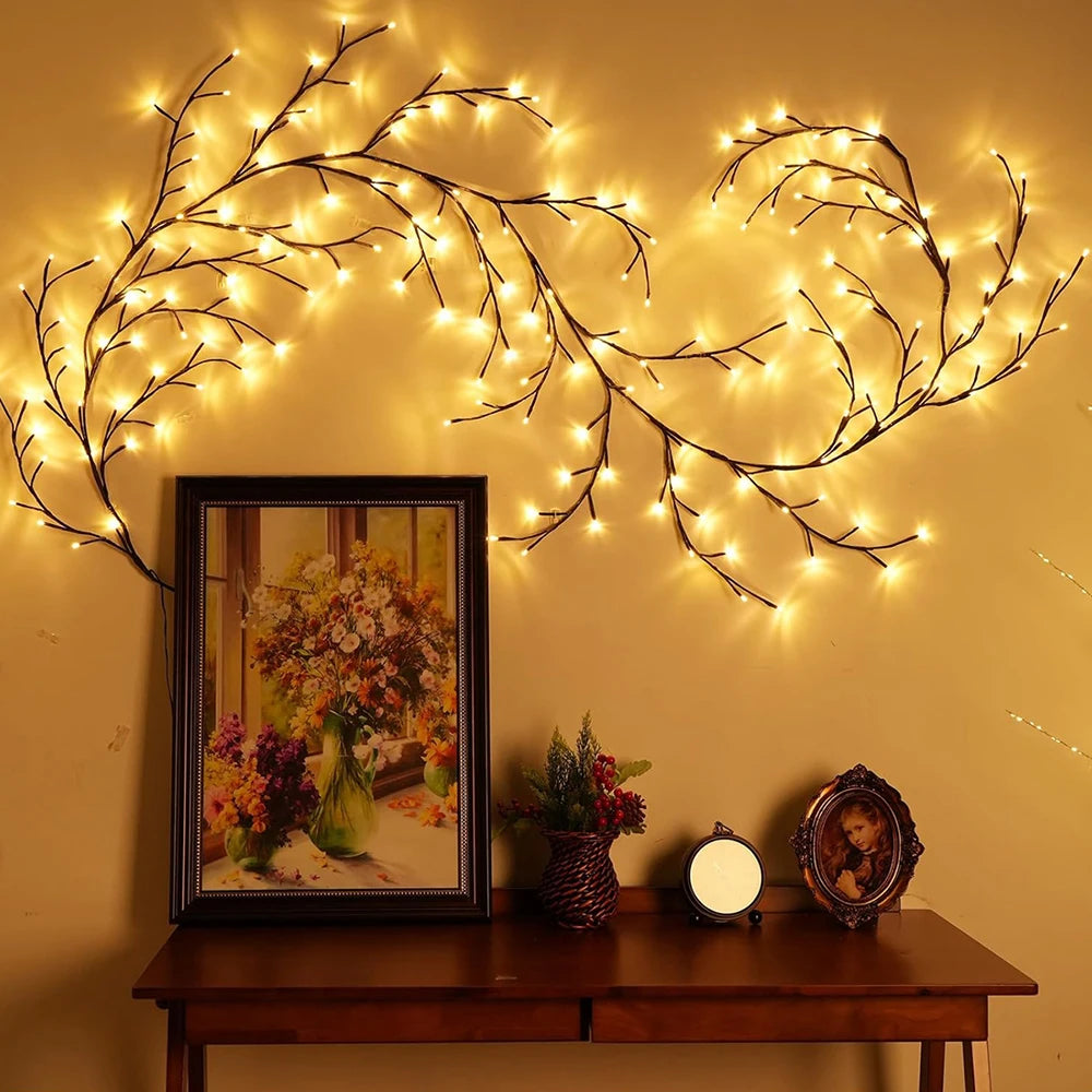 Outdoor Lighting - Light String Solar Tree and Vine Lamp - 96LED Tree Branches Light - Waterproof  - Decorative Lights