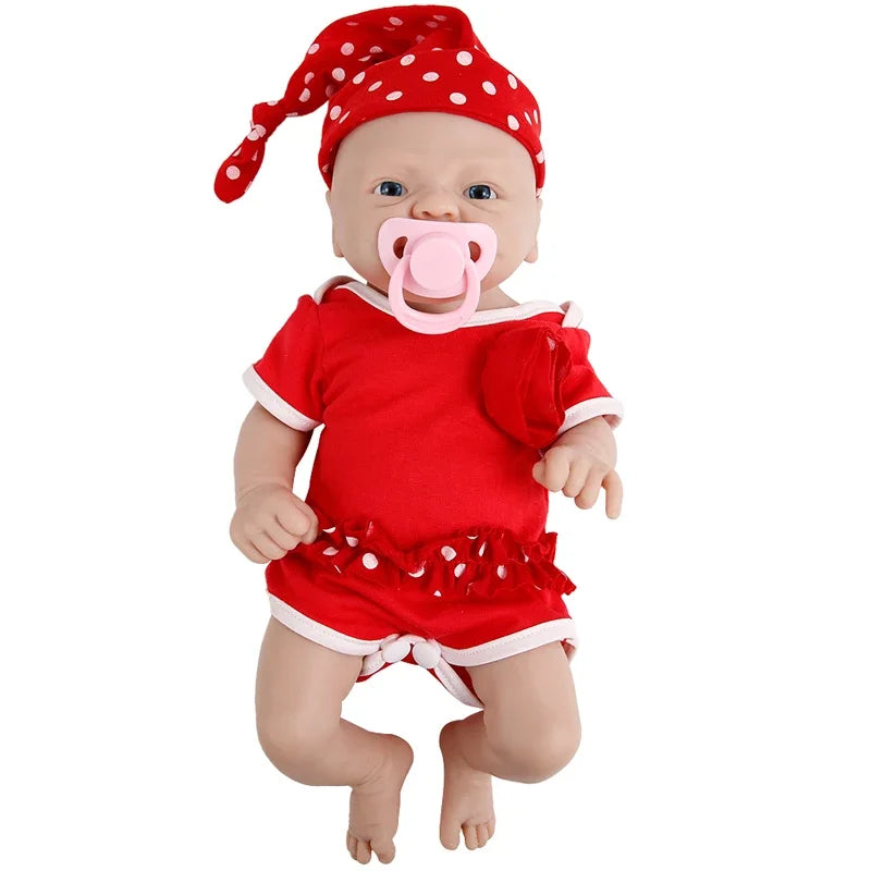 100% Full Silicone  Doll  Realistic Baby Toys -  Lifelike Newborn Baby - DIY Painted Dolls Kit for Children