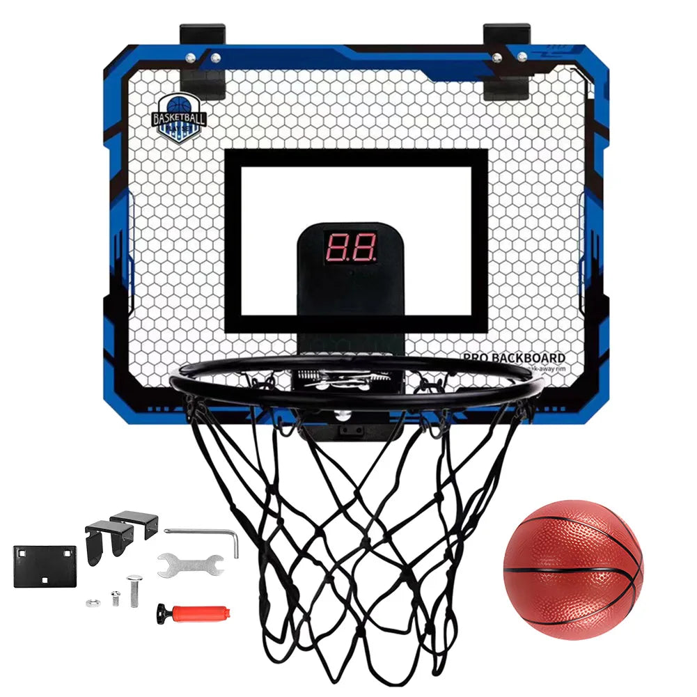 Kids Mini Basketball Hoop With Electronic Scoreboard - Outdoor - Indoor