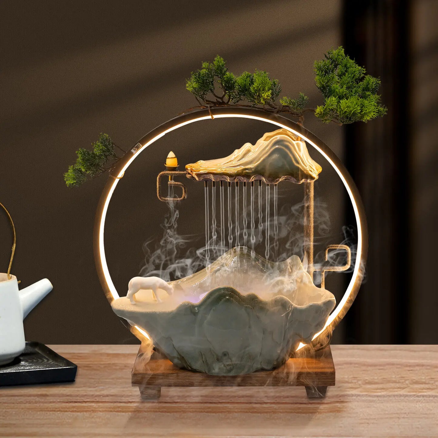 Tabletop Water Fountains Indoor Waterfall