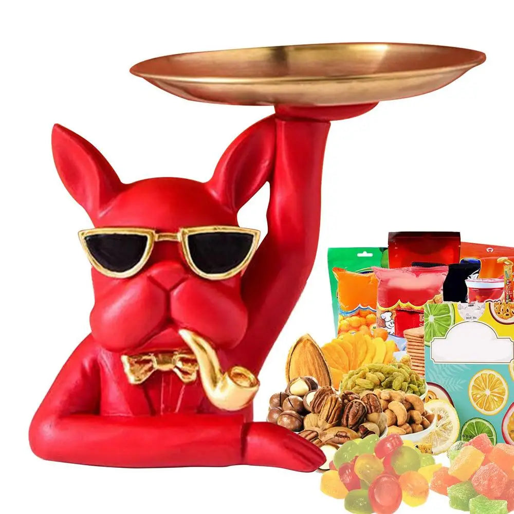 Dog Statue with Tray - Multi Functional