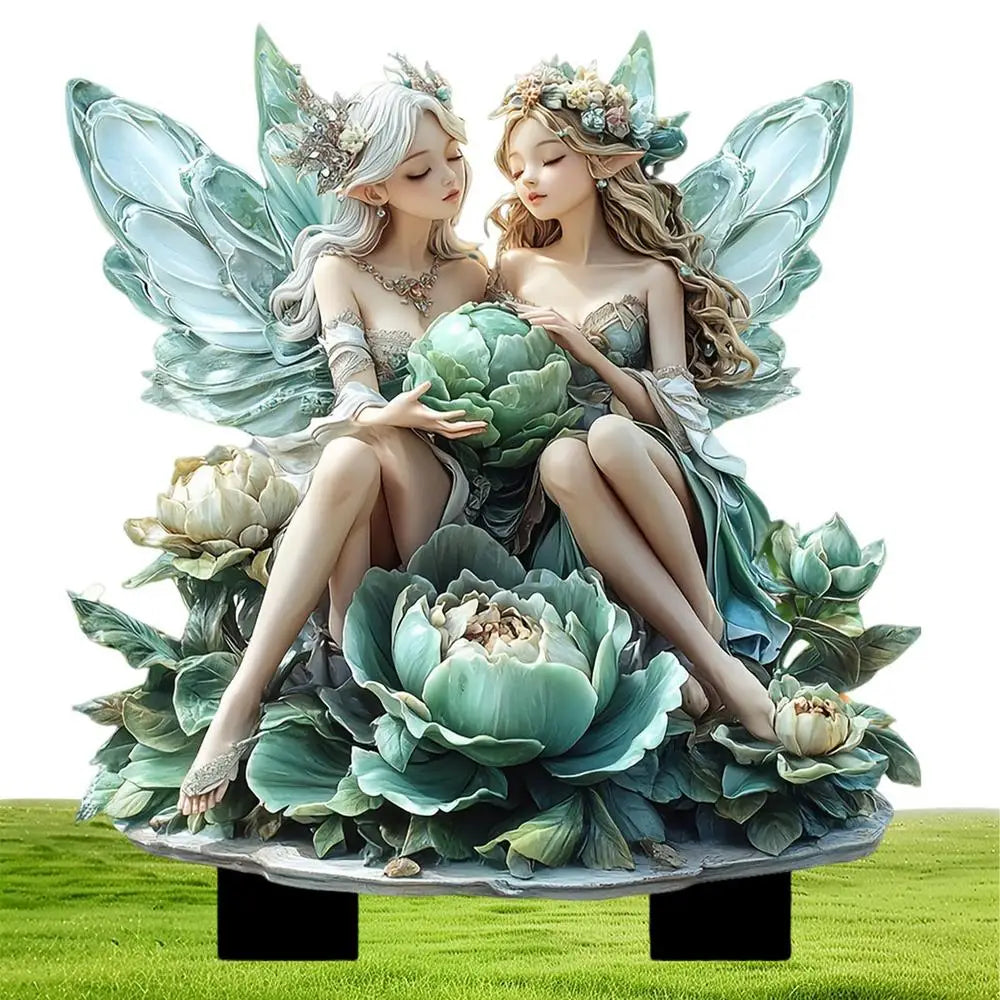 Cute Garden Fairies Plant Pot - Decorations
