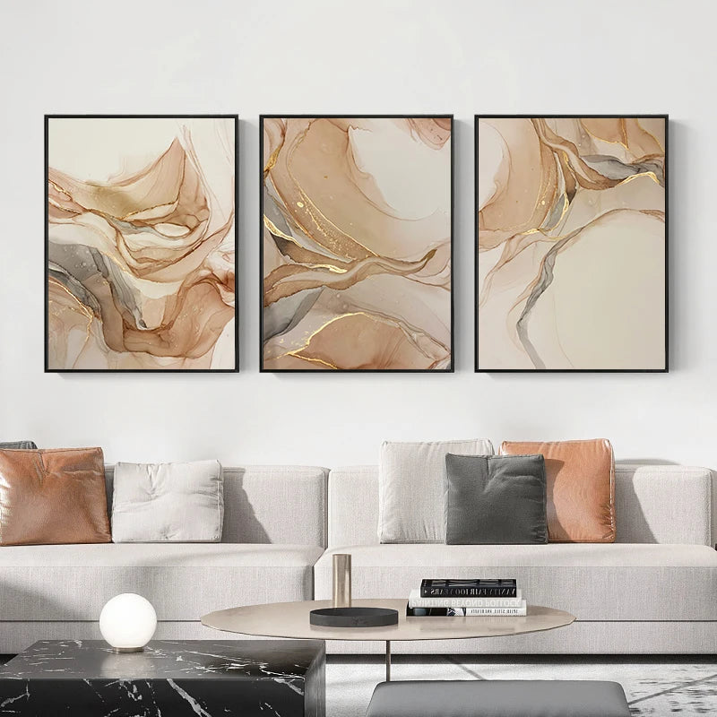 Marble  Canvas  Abstract Painting