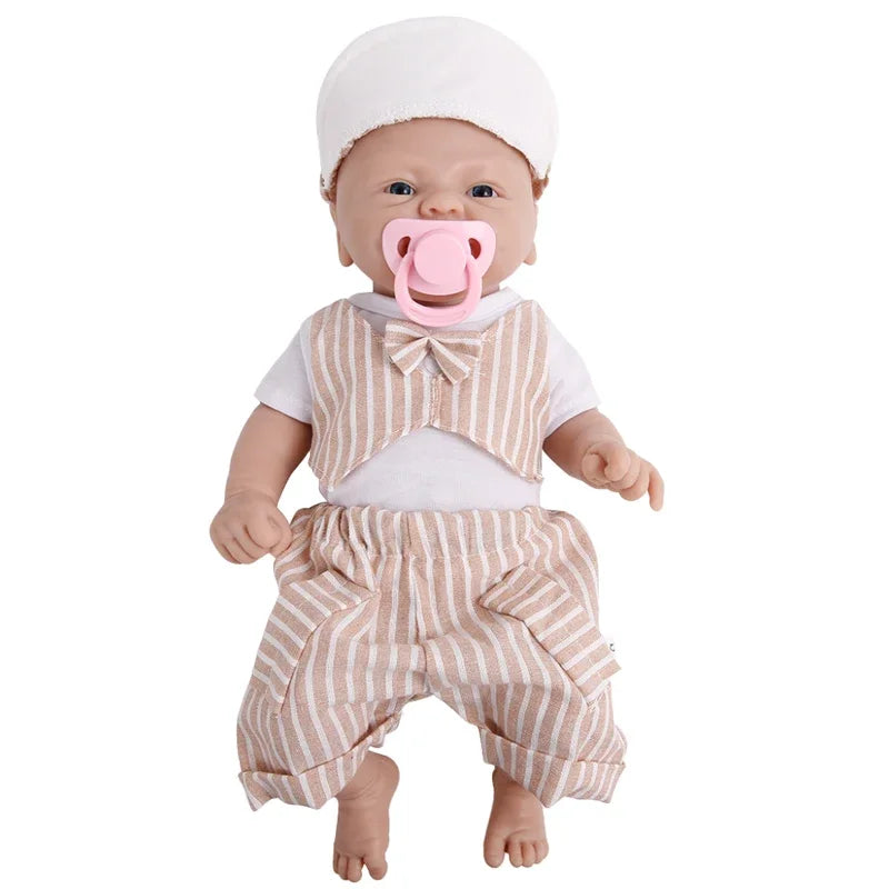 100% Full Silicone  Doll  Realistic Baby Toys -  Lifelike Newborn Baby - DIY Painted Dolls Kit for Children