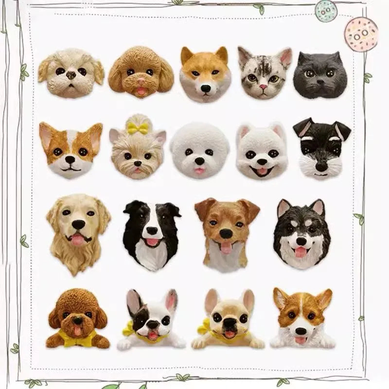 Dimensional Pet Cat Portrait - Pet Customized Refrigerator Magnet