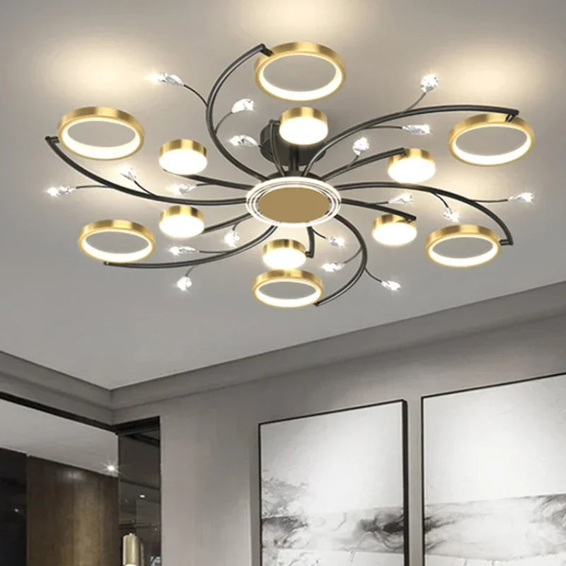 Nordic Modern Minimalist LED Chandelier, Living Room, Dining Room