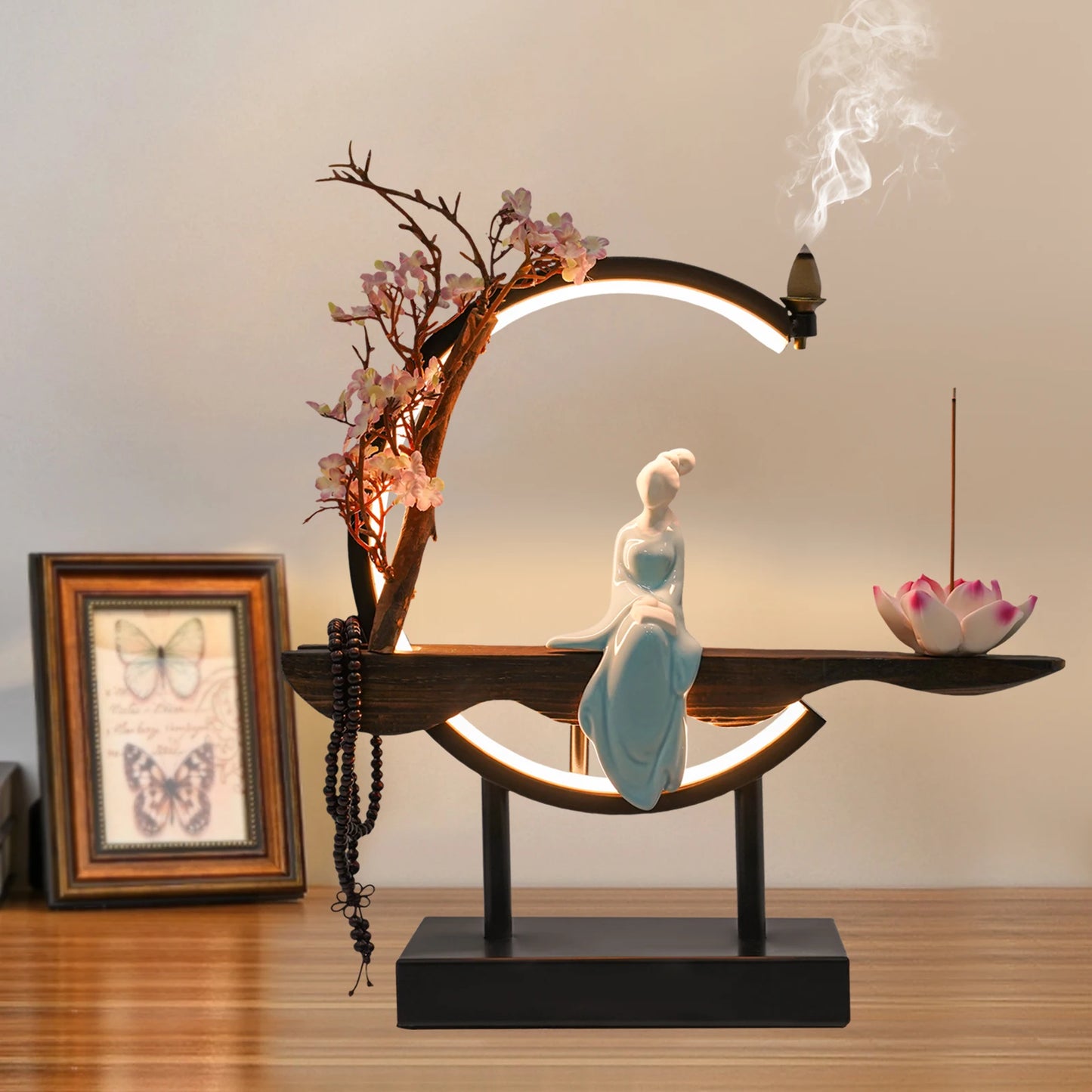 New Chinese Style Zen Meditation Incense Burner Set