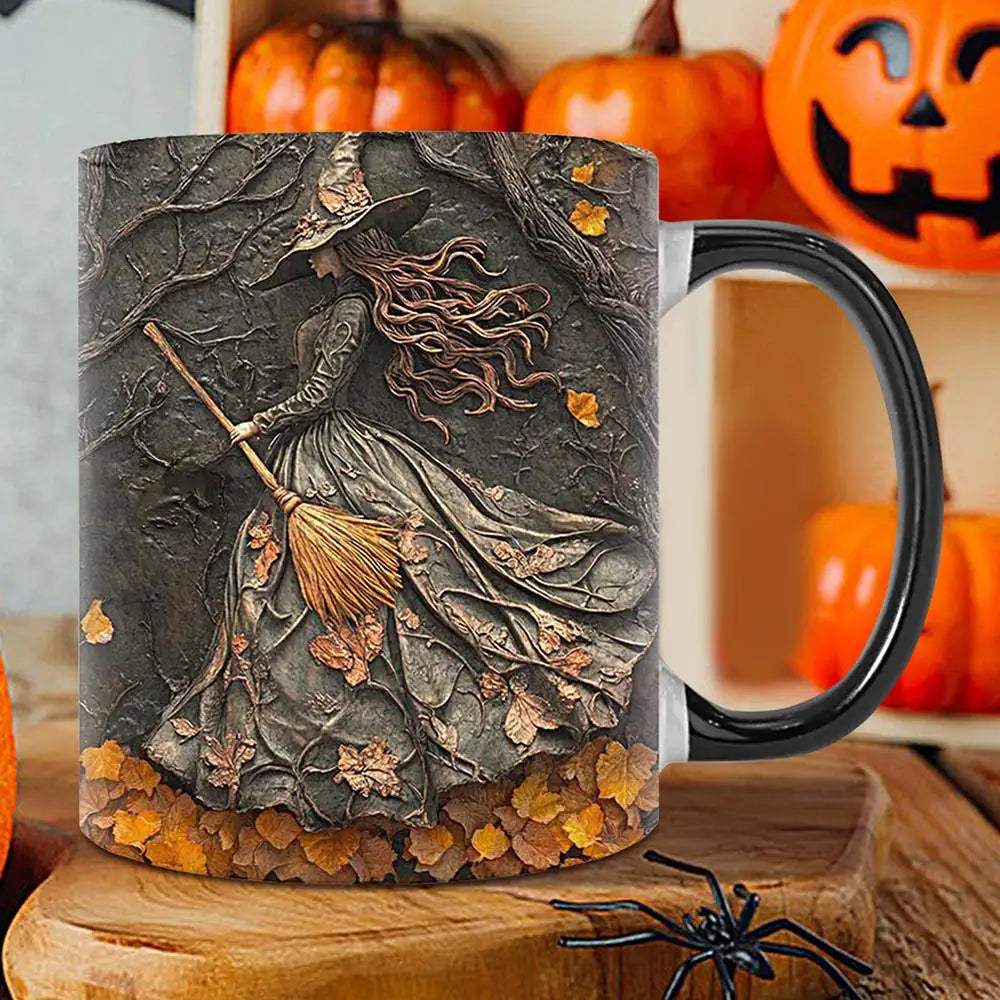 Witch Coffee Mug - Ceramic Coffee Cup - Water Cups