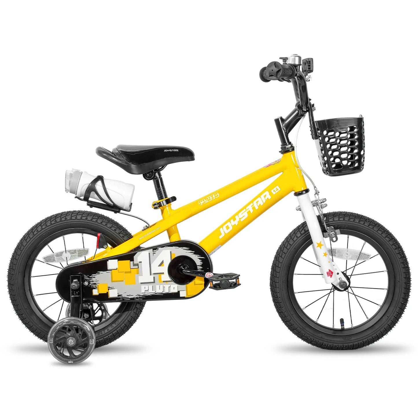 JOYSTAR 12 14 16 18 20 Inch Kids Bike with Light - Up Training Wheels,-  Bicycle for Boys Girls Age 3-12 Years