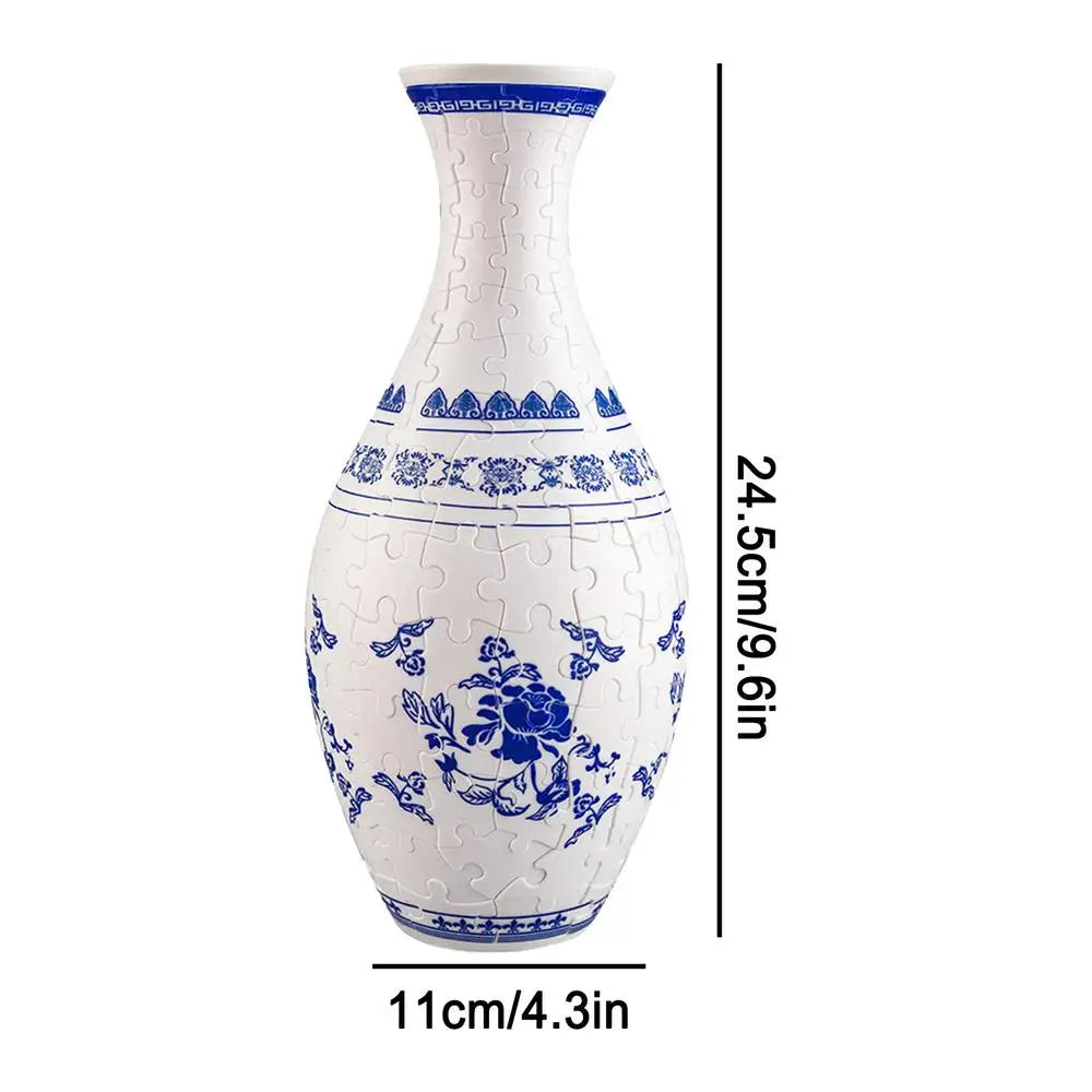 Puzzle Vase For Adults -  Puzzle Flower Pot - Jigsaw Puzzle Planter Flower Vase