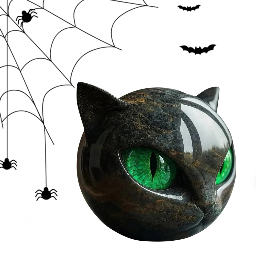 Cat Head Sculpture for Home Decor