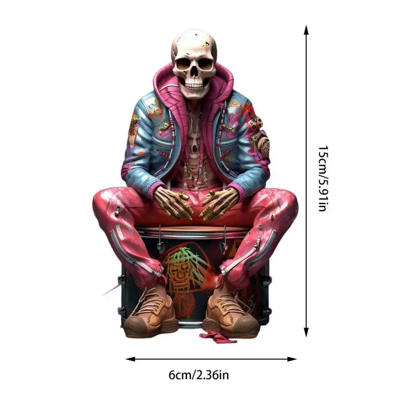 Halloween Rock Skull Band - Doll Halloween Party Celebration - A Gift For Rock Musicians