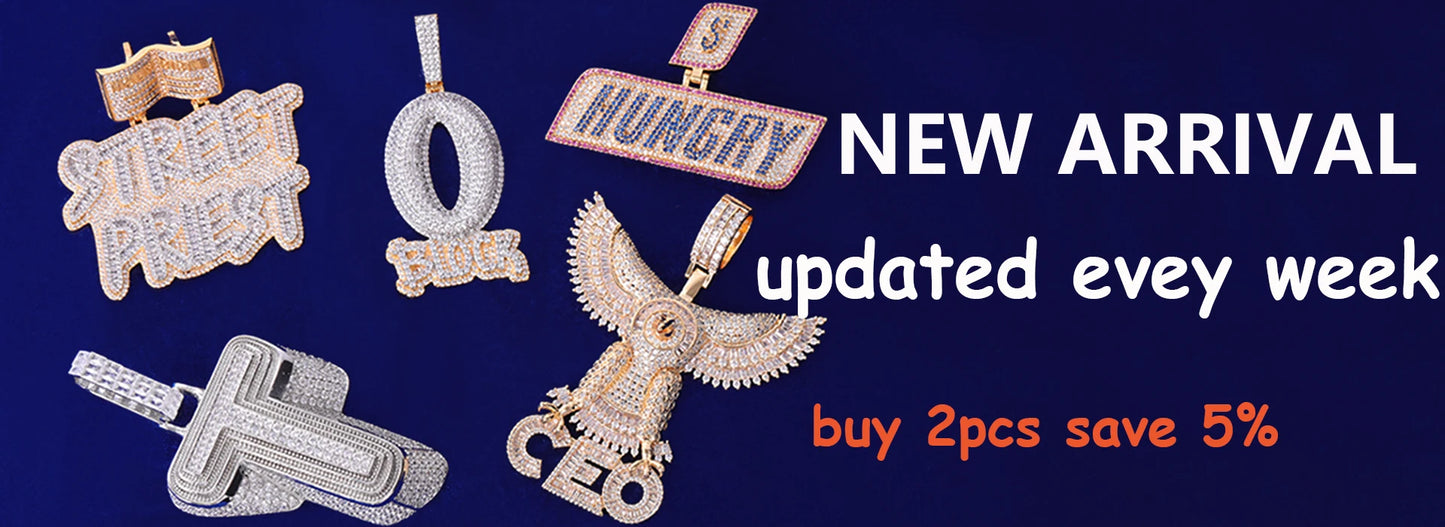 Bubble Letter Iced Out Infinity Bracelets for Men - Real Gold Plated Cubic Zirconia  Jewelry