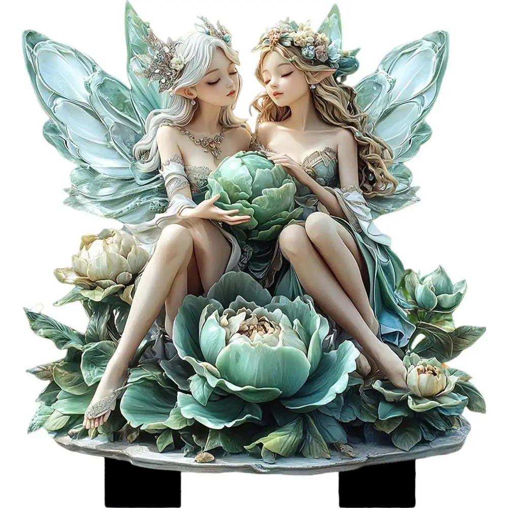 Cute Garden Fairies Plant Pot - Decorations