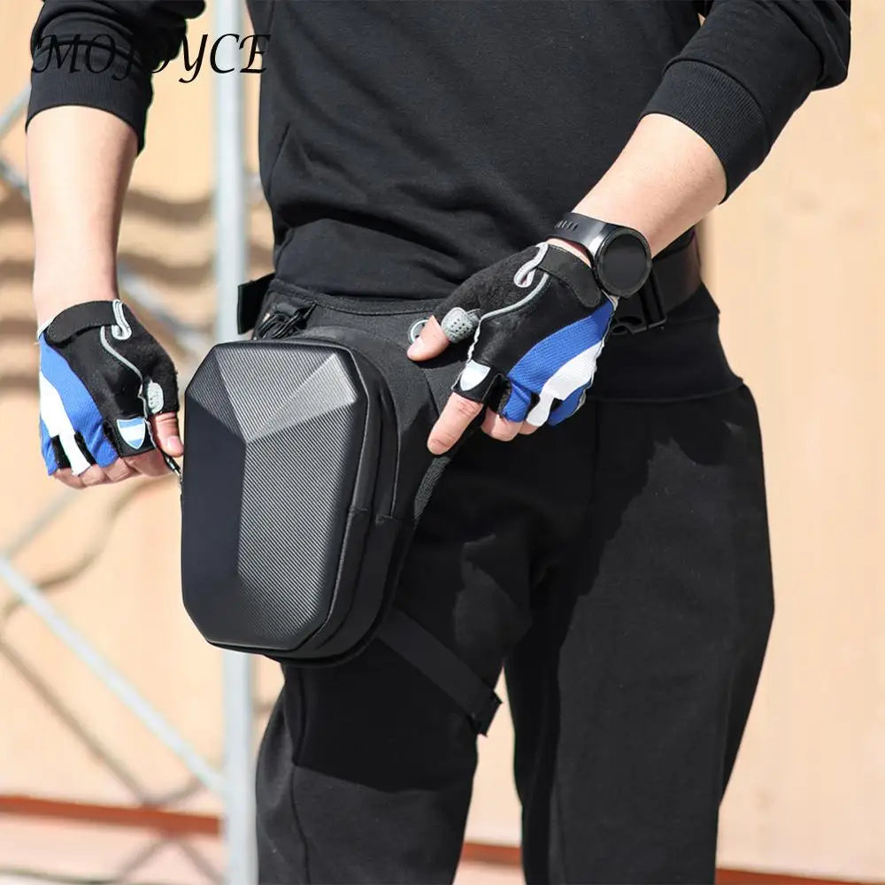 Drop Bag - Crossbody Shoulder Purse Waterproof Motorcycle Tank Bag Motorcycle Waist Pack for Men Women Cycling Hiking Climbing