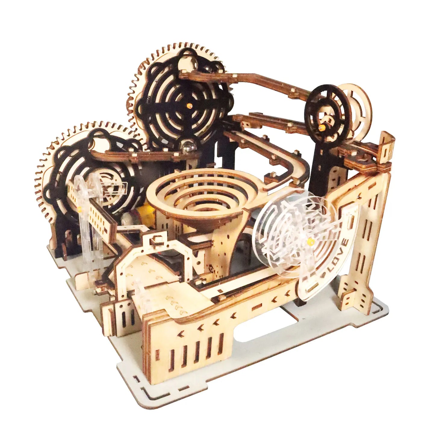 Electric 3D Wooden Puzzles Marble Run