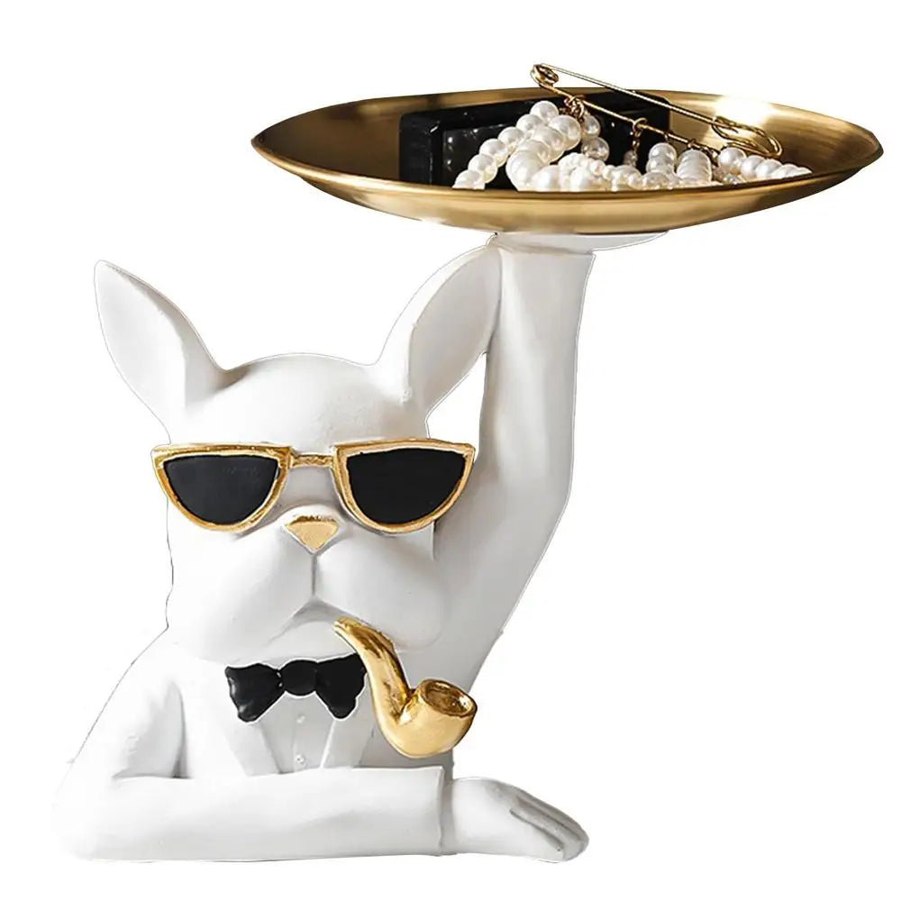 Dog Statue with Tray - Multi Functional