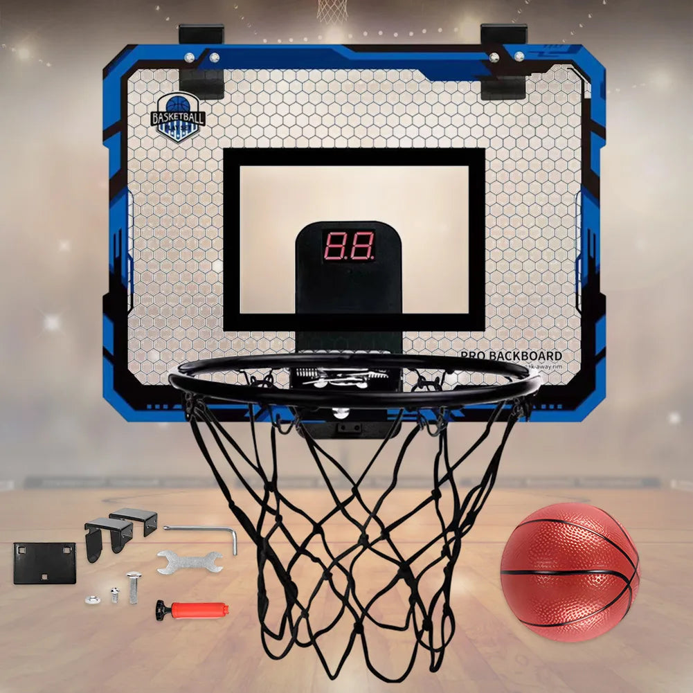 Kids Mini Basketball Hoop With Electronic Scoreboard - Outdoor - Indoor