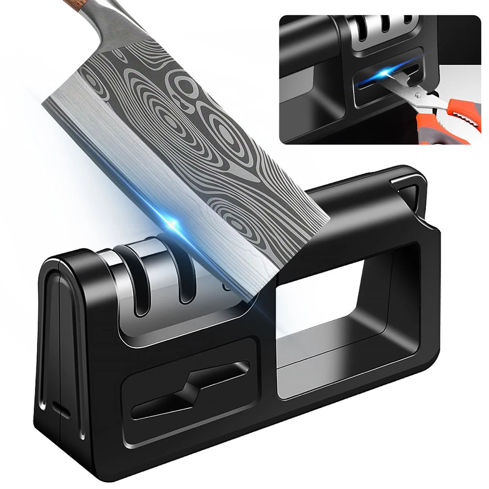 Stainless Steel Knife Sharpener Kitchen - Four In One Knife Sharpener Tool