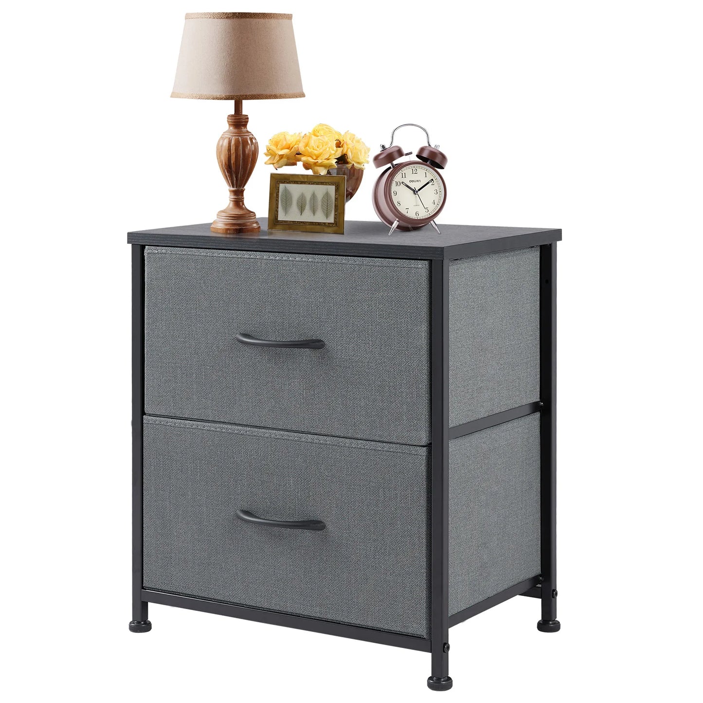 Nightstand Storage For Bedroom WITH 2 Drawers
