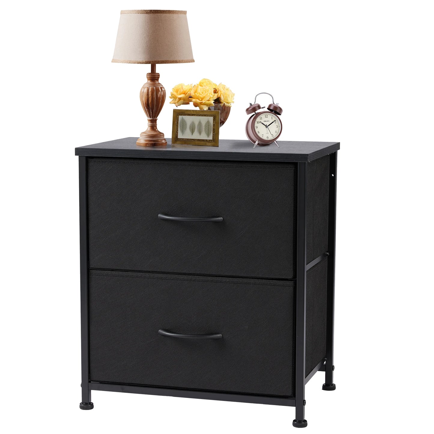 Nightstand Storage For Bedroom WITH 2 Drawers