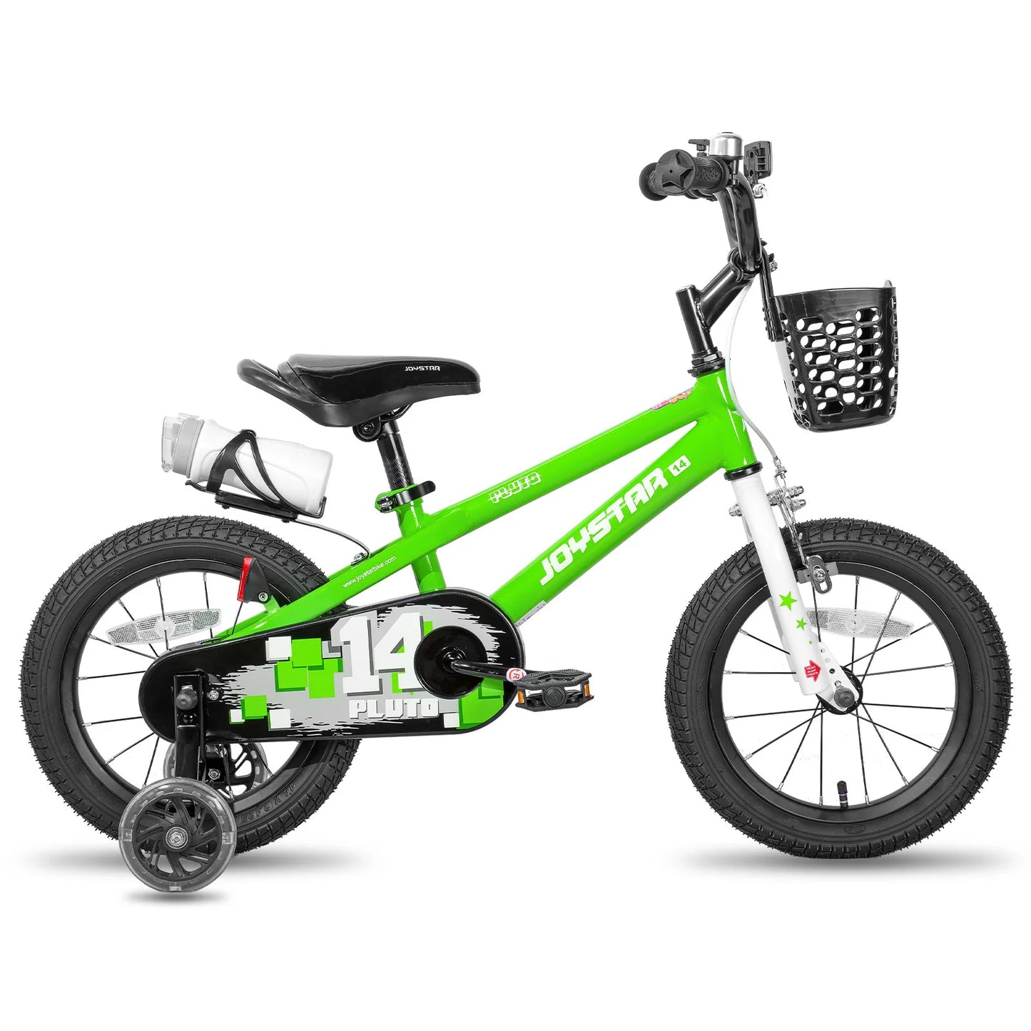JOYSTAR 12 14 16 18 20 Inch Kids Bike with Light - Up Training Wheels,-  Bicycle for Boys Girls Age 3-12 Years