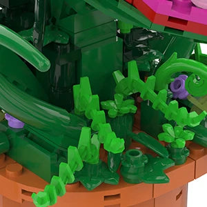 Audrey 2 Piranha Plant Bricks Compatible with Lego,-  Little Shop of Horrors Flowers Building Blocks,