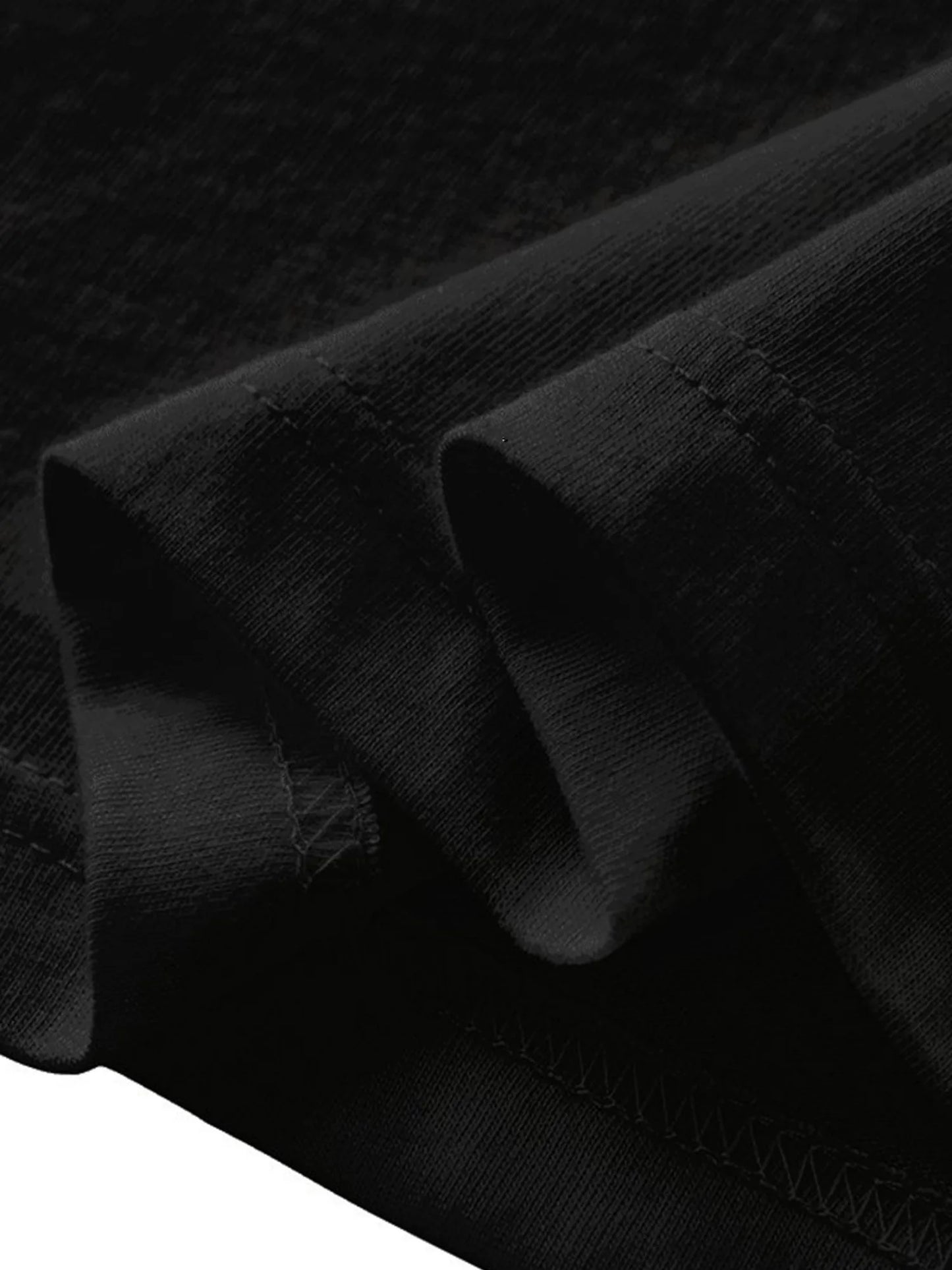 Men's Black Crew Neck T-Shirt Family Christmas 2025