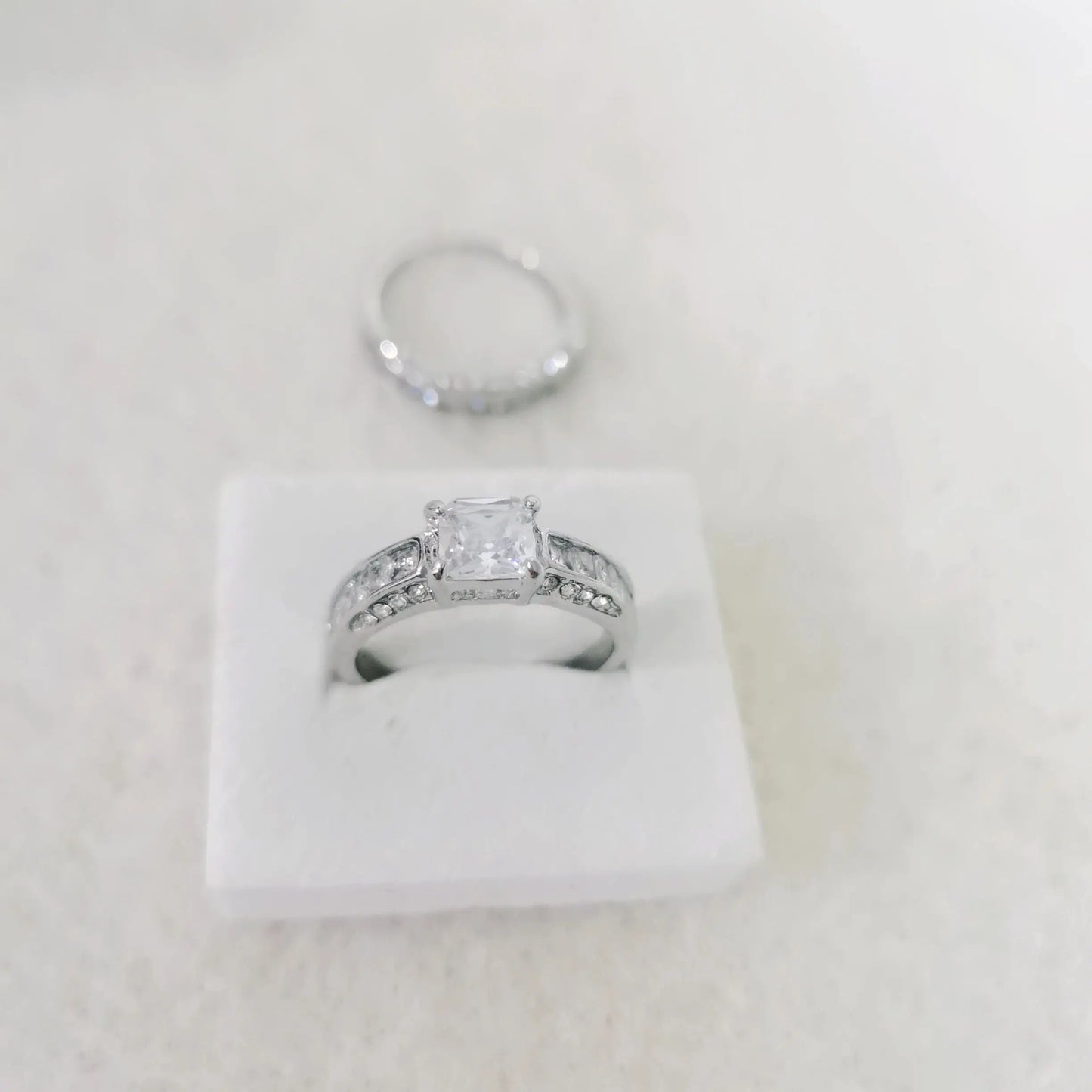 2pcs/set Alliance Engagement - Wedding Rings For Women, Party Gifts, - Wedding Gifts, Birthday Gifts