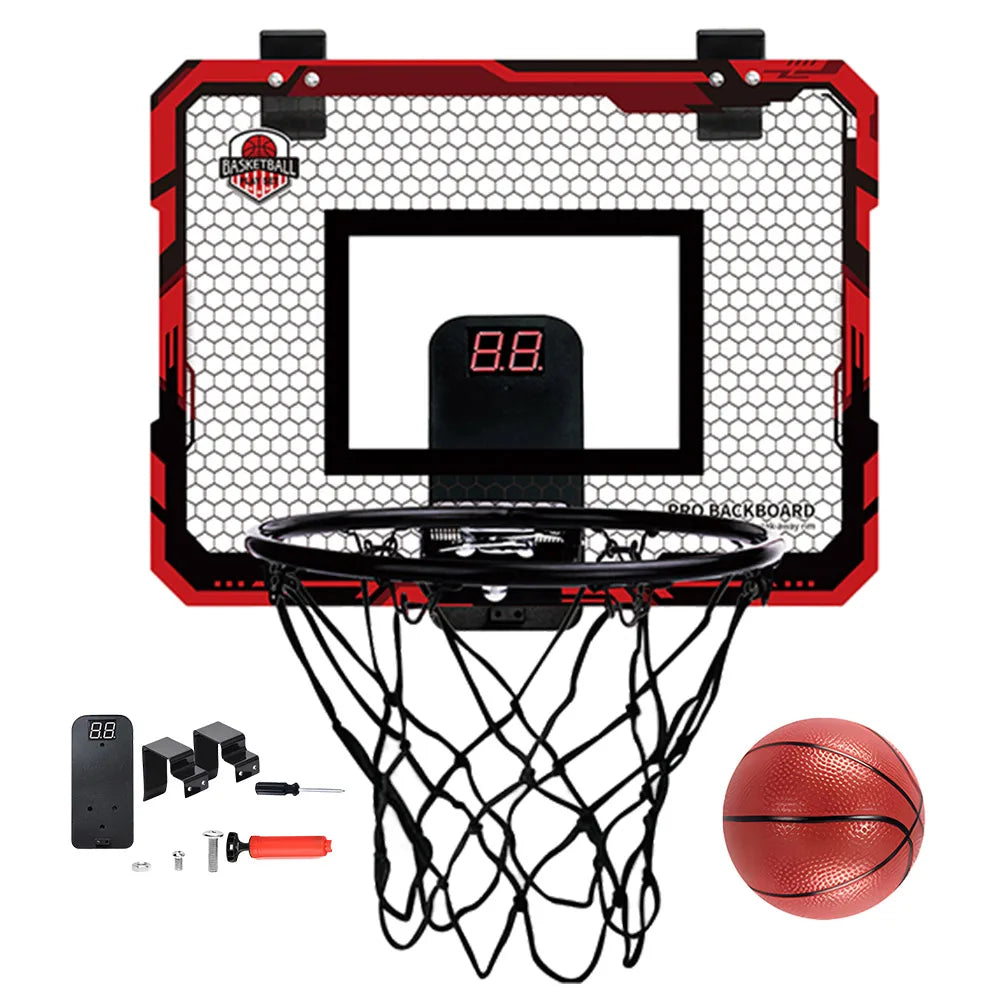 Kids Mini Basketball Hoop With Electronic Scoreboard - Outdoor - Indoor