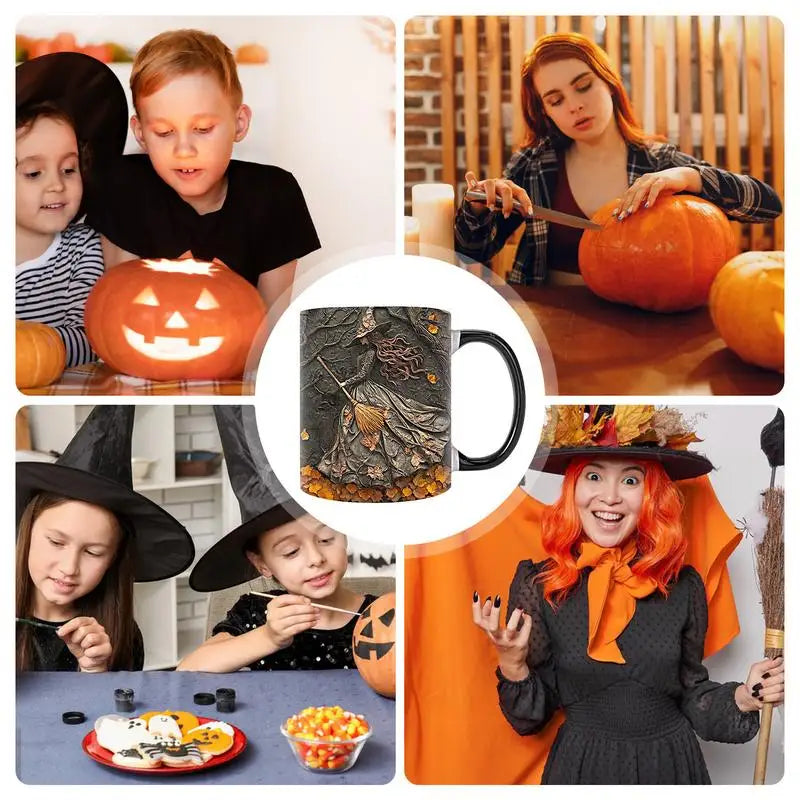 Witch Coffee Mug - Ceramic Coffee Cup - Water Cups