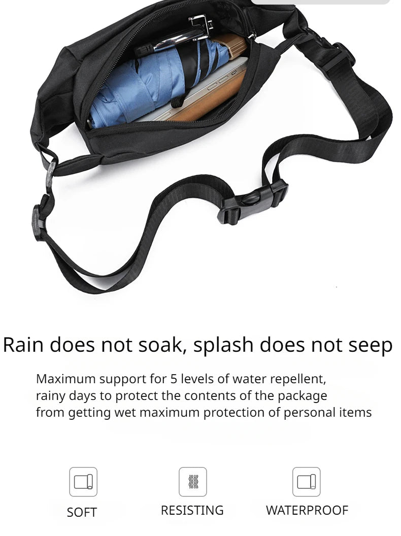 Men's Crossbody - Large Capacity Casual Shoulder Fashion - Multi-functional Chest Bag