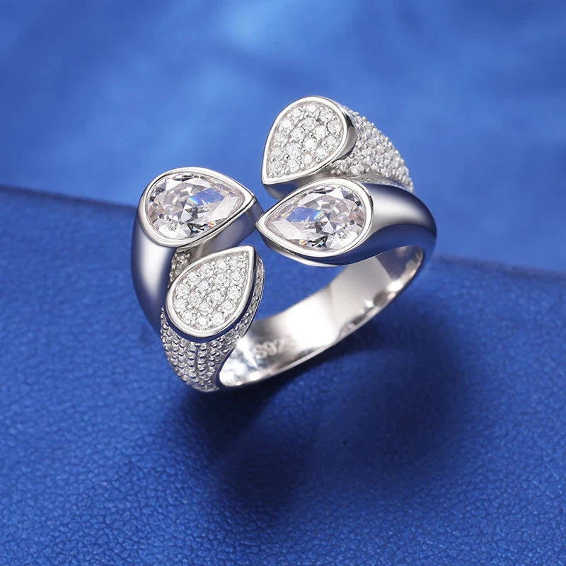 Original Design 925 Sterling Silver Moissanite Ring For Women  or Men
