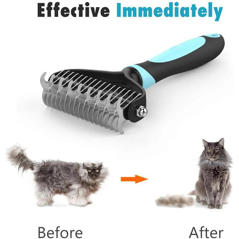 Professional Dog Brush - Pet Hair Remover -  Dog Grooming Comb Removes Hairs - Cats & Dogs Animal Hair BrushItems