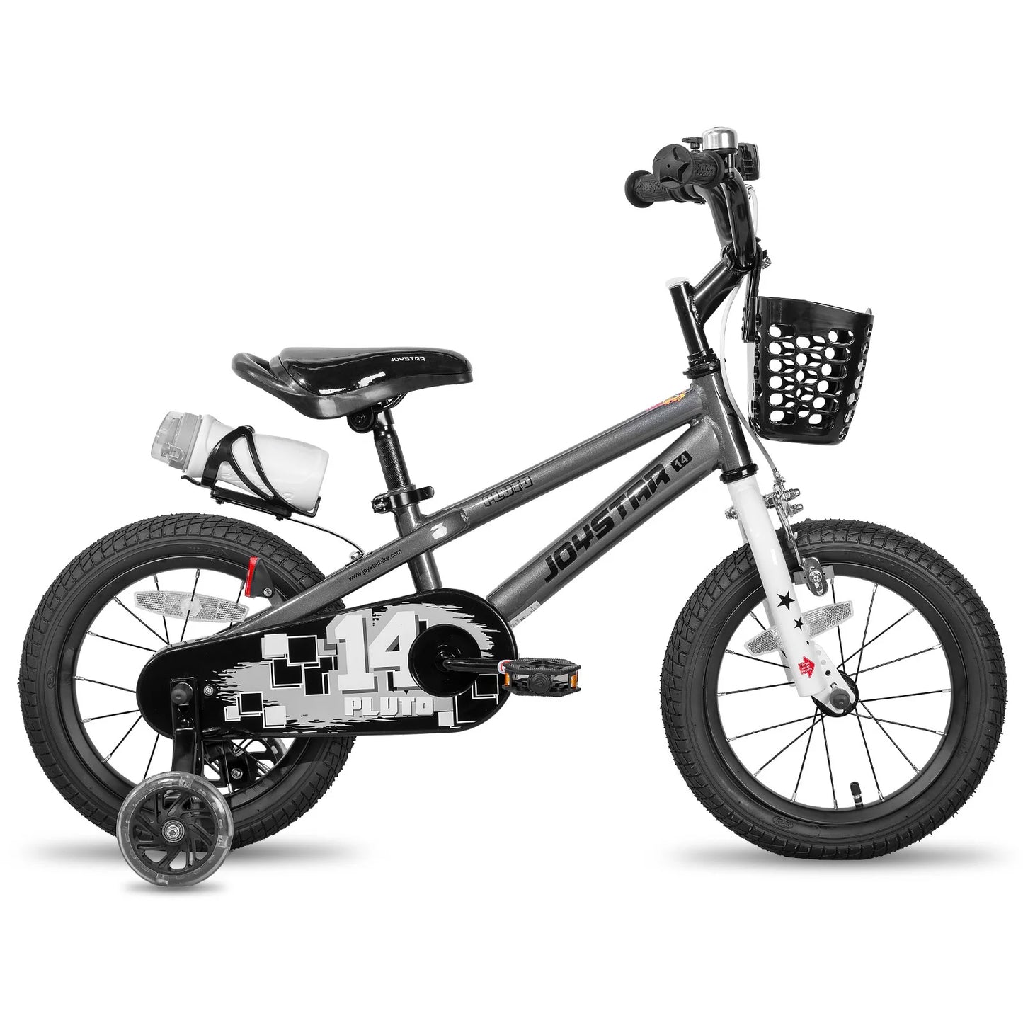 JOYSTAR 12 14 16 18 20 Inch Kids Bike with Light - Up Training Wheels,-  Bicycle for Boys Girls Age 3-12 Years