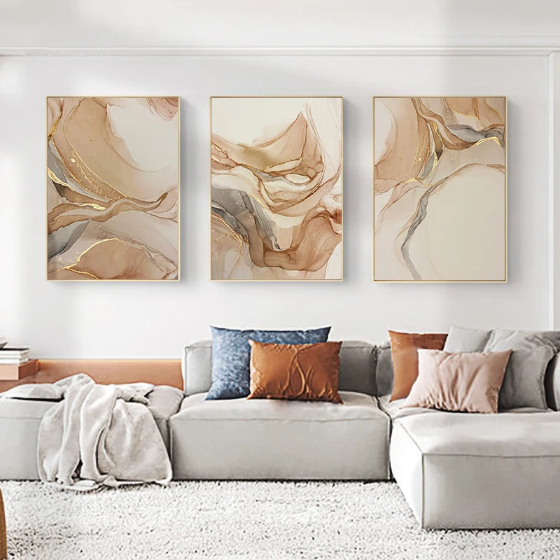 Marble  Canvas  Abstract Painting