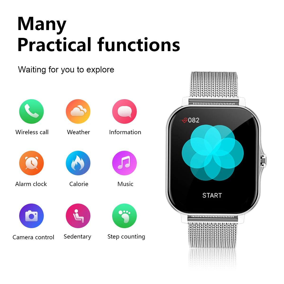 Smart watch wireless calling/dial Sport mode