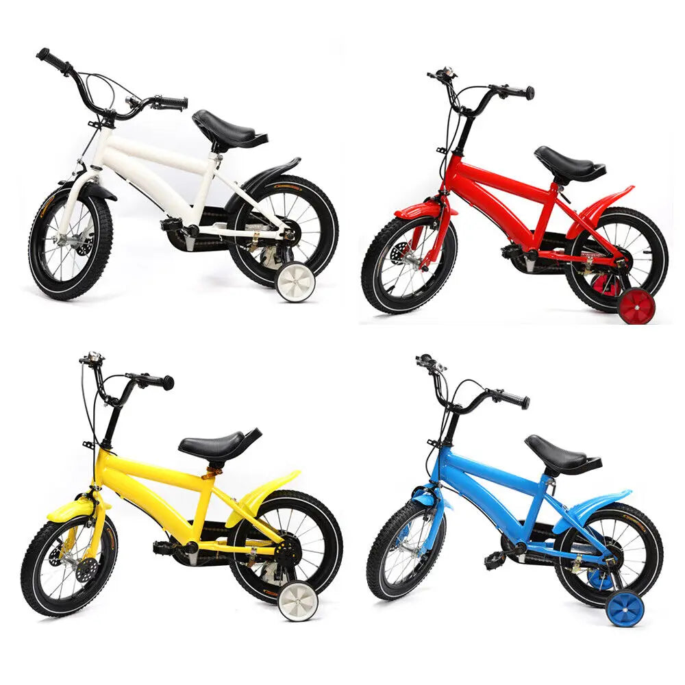 14 Inch Childrens Bicycle Boy Kids  Training Wheel 4Color Bicycle