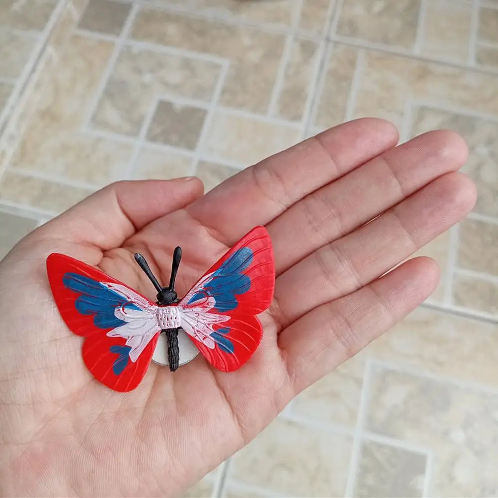 6 Pieces Realistic Faux Butterflies - Pot Decoration