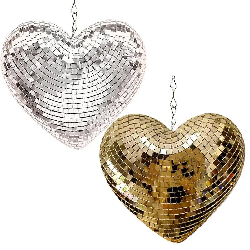 Hanging Love Heart - Glass Decorations - Style Figurines Miniatures Home Decor
