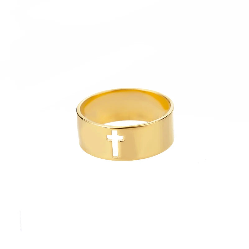 Vintage Lotus Rings for Women - Teens Stainless Steel  Ring